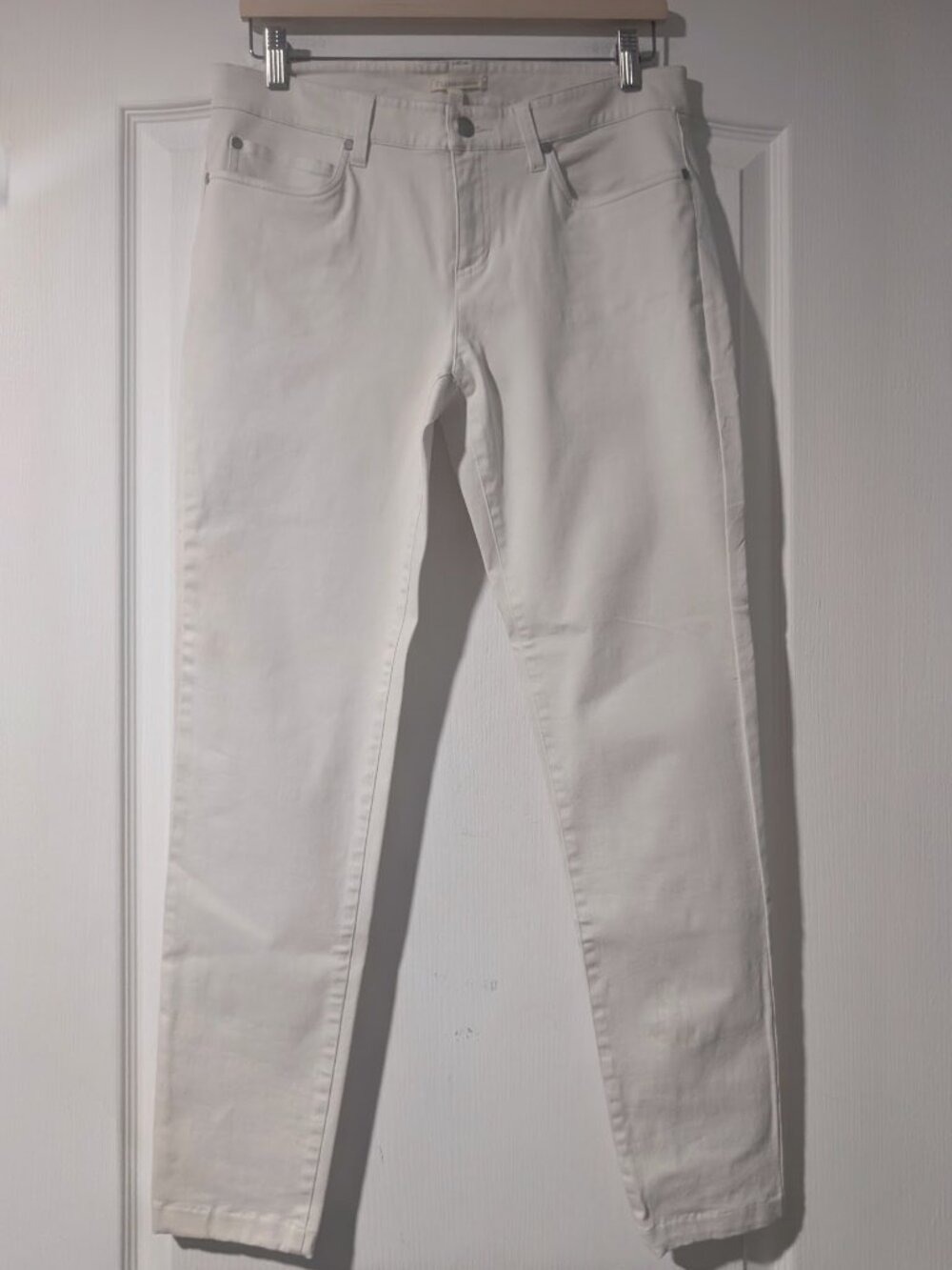Eileen Fisher | Organic Cotton Stretch Skinny Jeans In Bone